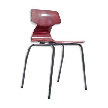 Chaise en contreplaqué Pagholz des années 1960