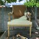 Pair of chairs to queen Louis XVI style