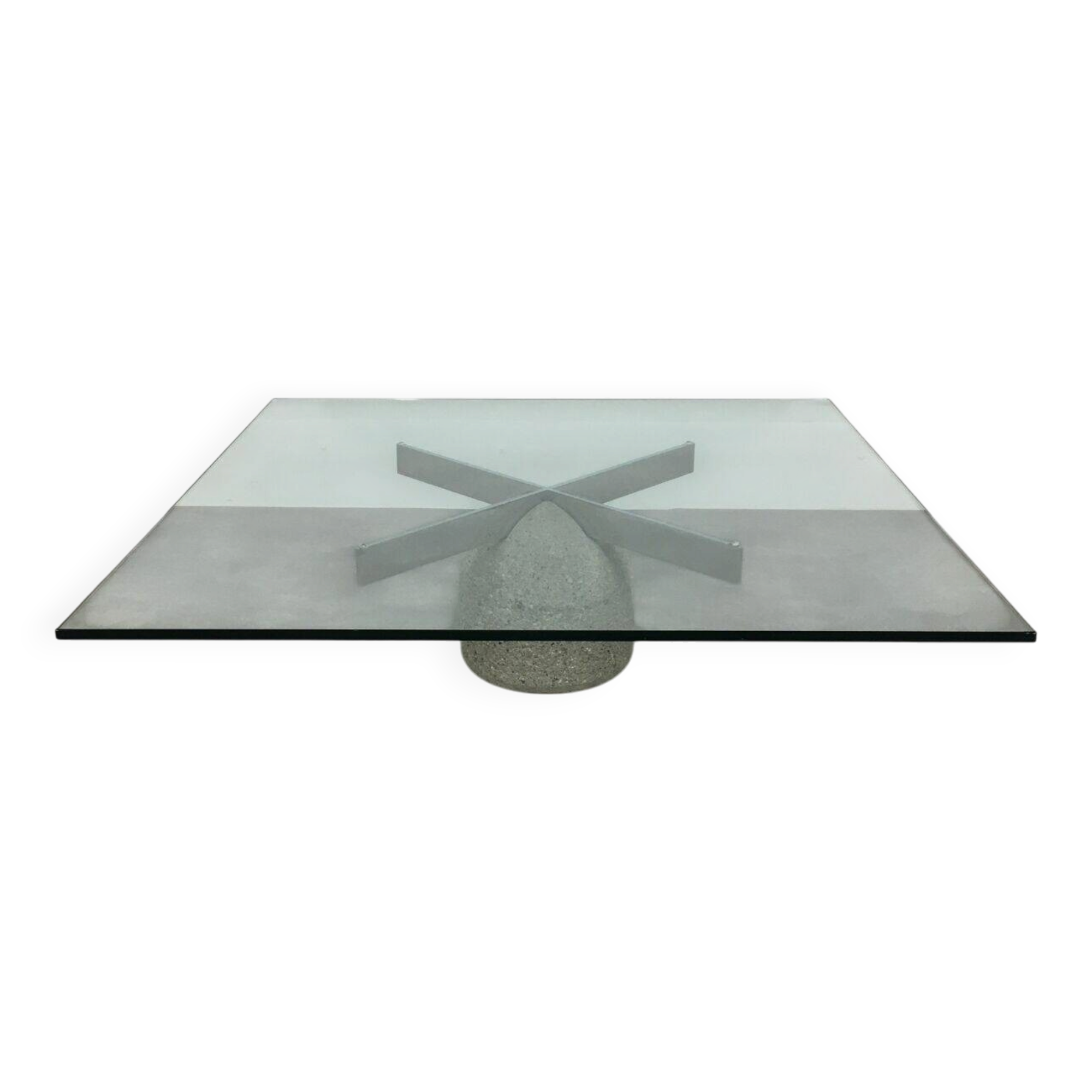 Paracarro coffee table by Giovanni Offredi for Saporiti, Italy 1970.