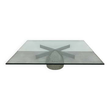 Paracarro coffee table by Giovanni Offredi for Saporiti, Italy 1970.