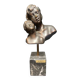 Bronze on marble base signed A.Hair