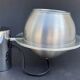 Space Age vintage eyeball wall lamp in an acrylic holder