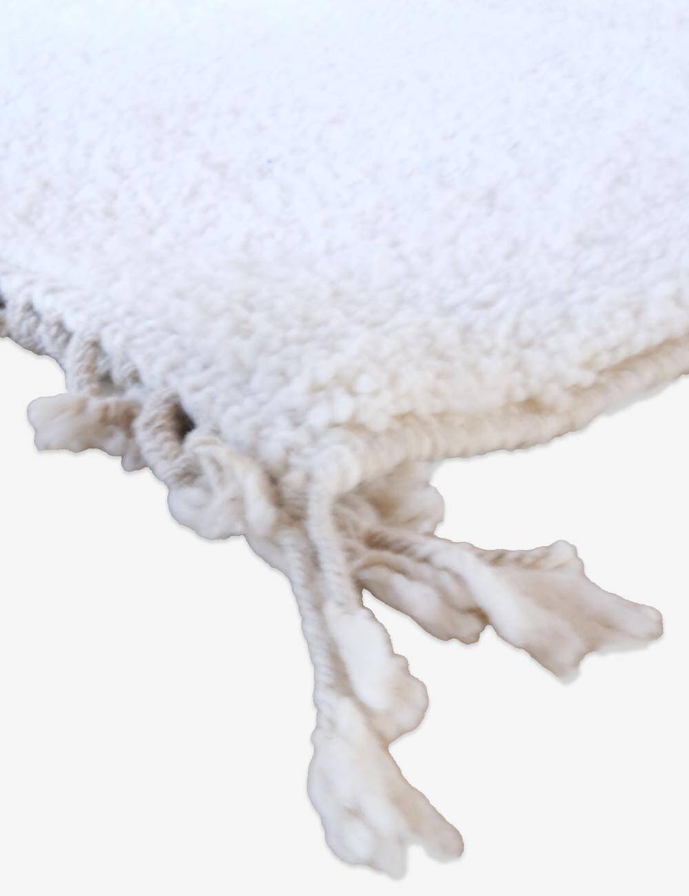 Moroccan White Rug - 350 x 255 cm