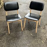 Pair of vintage Scandinavian chairs from the 60s