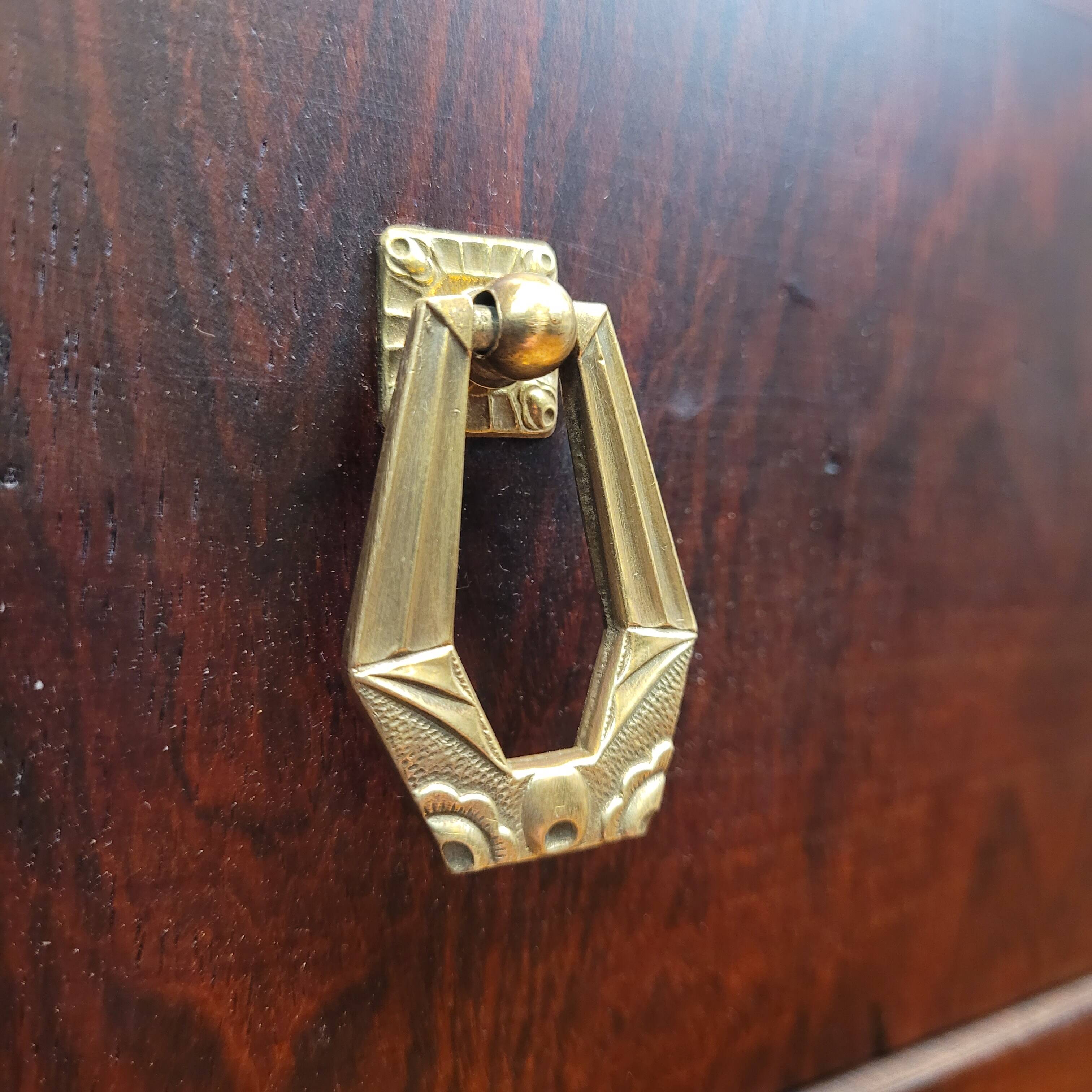 Art Deco dresser, siguiendo JE Ruhlmann, wood and colors, 40's - France