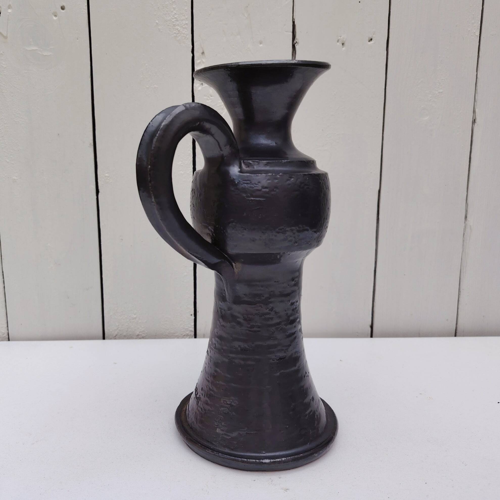Vintage ceramic pitcher by Jean Marais