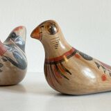 Couple BIRDS Handmade Ceramics MEXICO