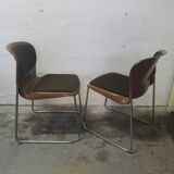 Pair of Drabert chairs designed by Gerd Lange