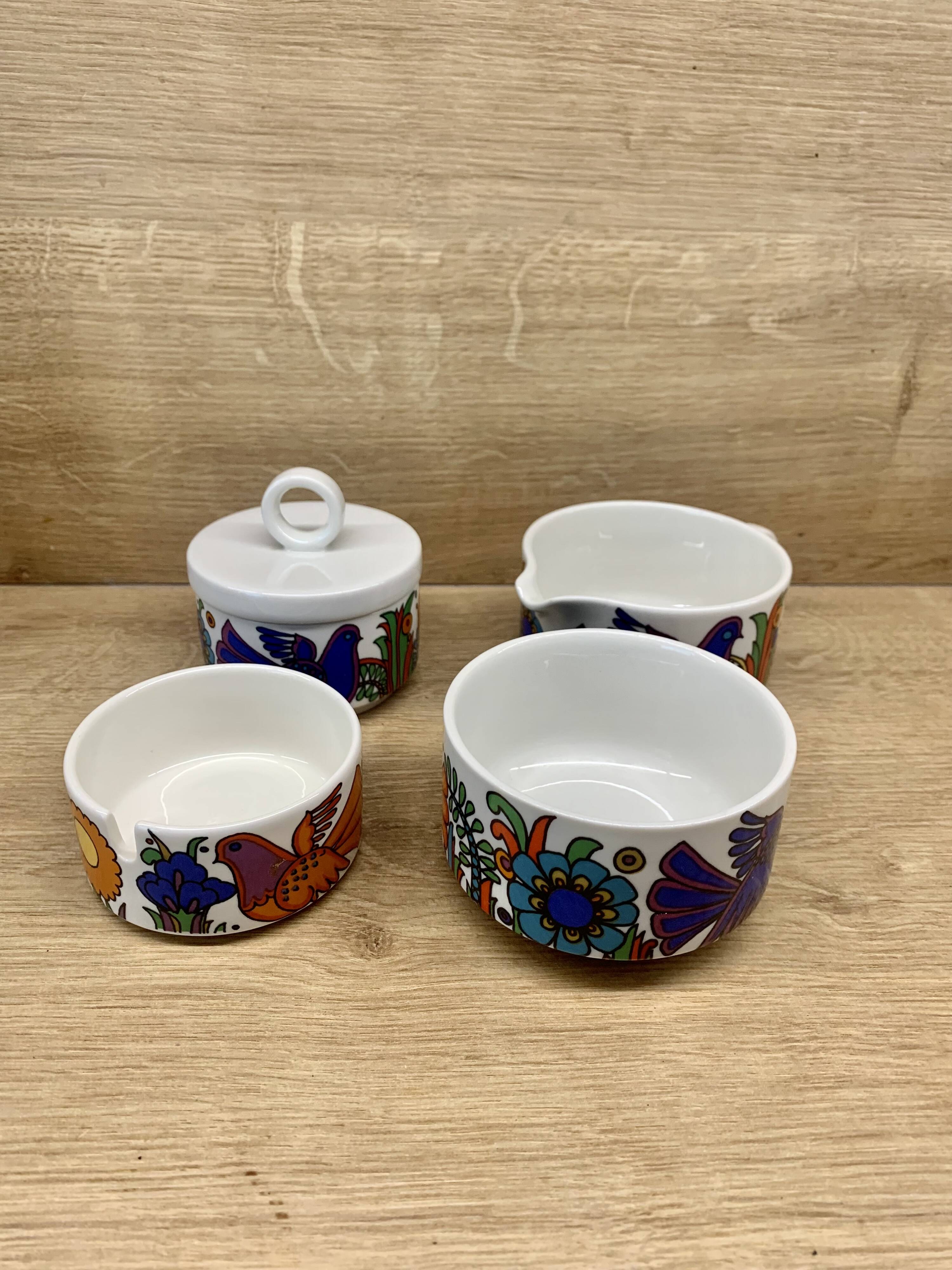 Set of 4 Villeroy & Boch Acapulco dishes