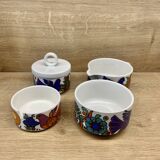 Set of 4 Villeroy & Boch Acapulco dishes