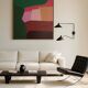 Contemporary colourful abstract "of poetry" 80x80cm