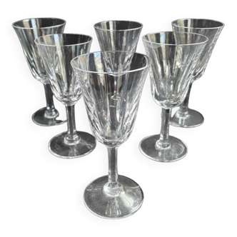 6 Verres à porto – Saint Louis service Cerdagne