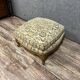 Louis XV style pouf or ottoman in cherry wood