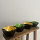 Set of 4 ceramic bowls or empty pockets from the Kéramos workshop in Sèvres, 1950