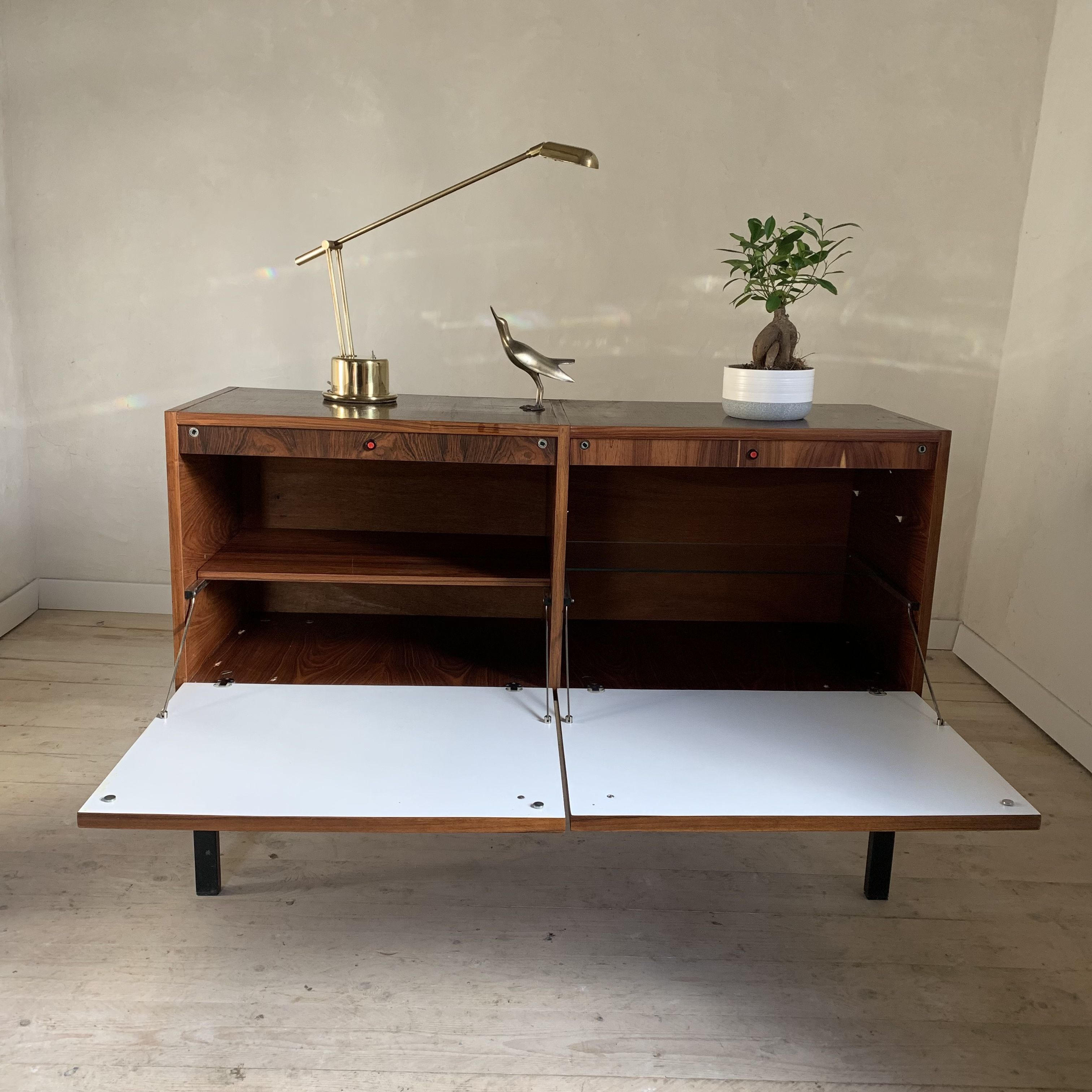 Enfilade bar scandinave palissandre de Rio vintage