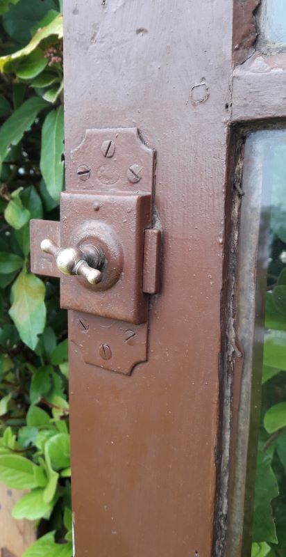 Porte vitrée H186,5xL98,5 de communication moulurée