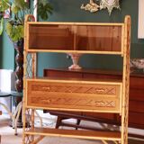 Bamboo display shelf