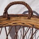 Vintage wicker cradle