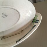 2 earthenware ravines HBC Choisy Le roi