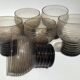 Set of 6 art deco water glasses