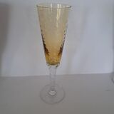 5 Murano champagne flutes