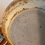 Stoneware and jute lamp
