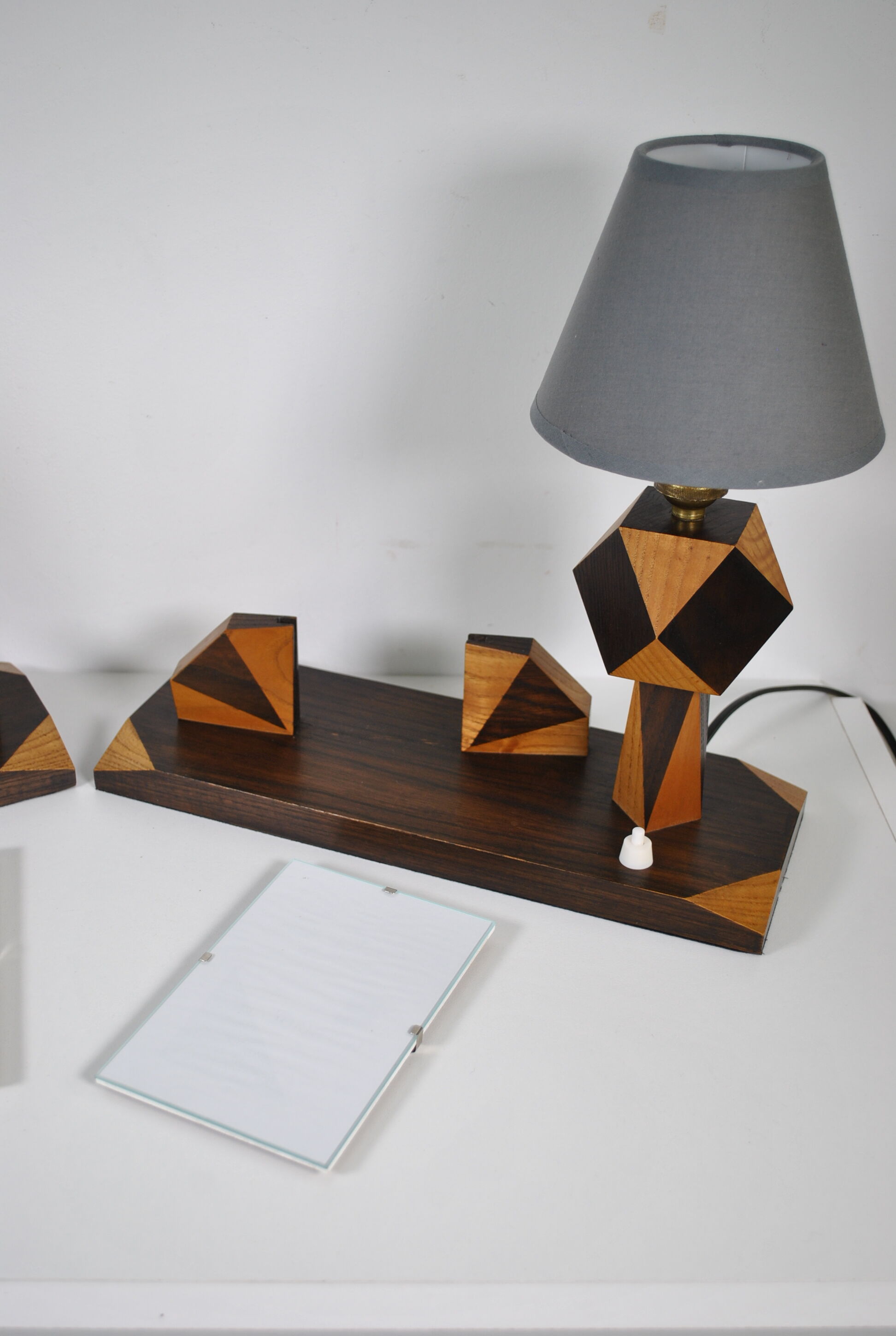 Lampes de chevet porte photo 1960