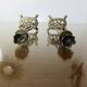 Pair of art nouveau style brass candlesticks