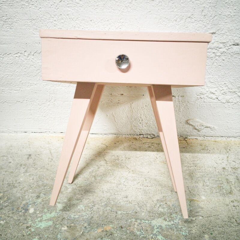 Girly vintage bedside
