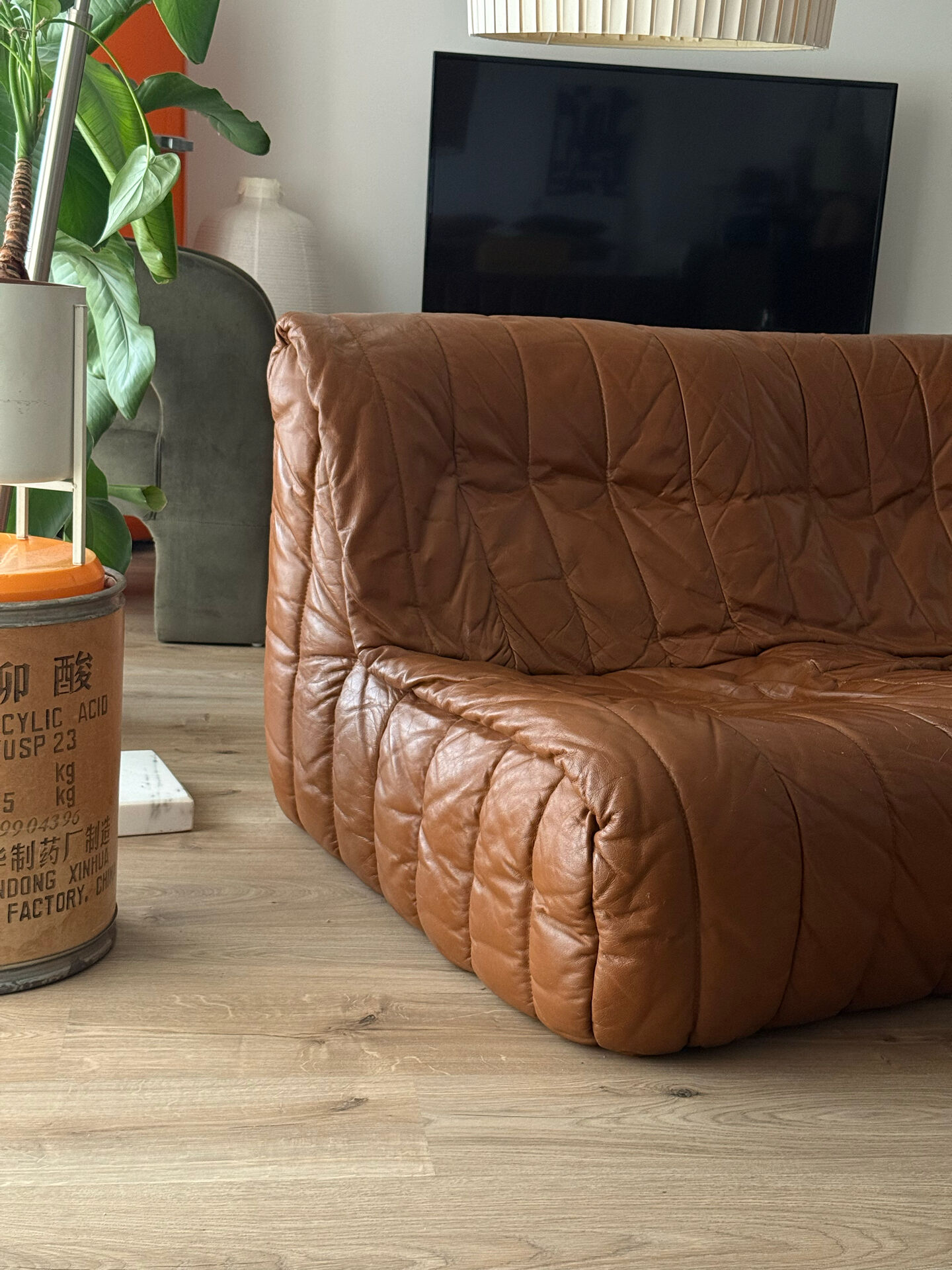 Vintage leather sofa