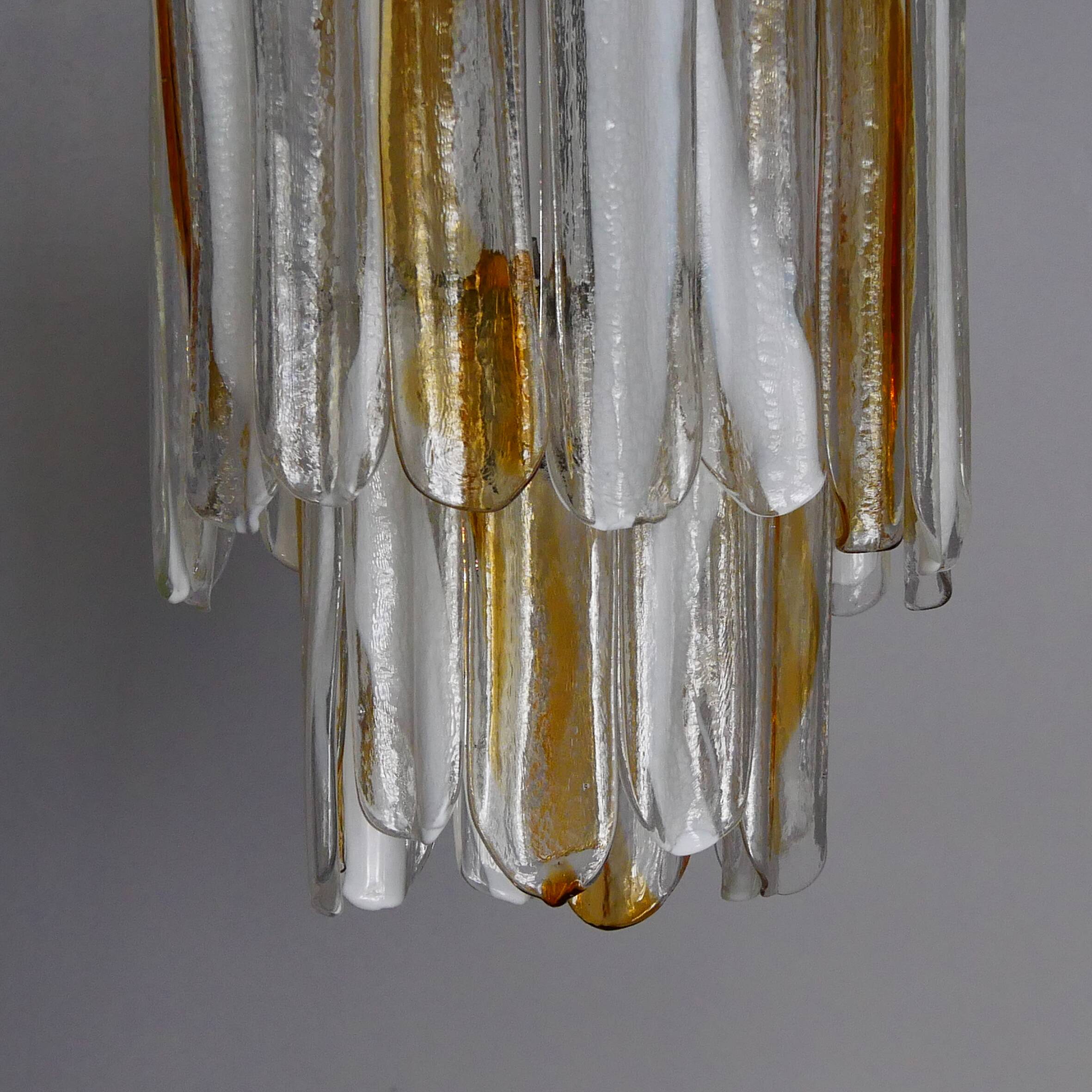 Plafonnier Murano Production Italienne Mazzega