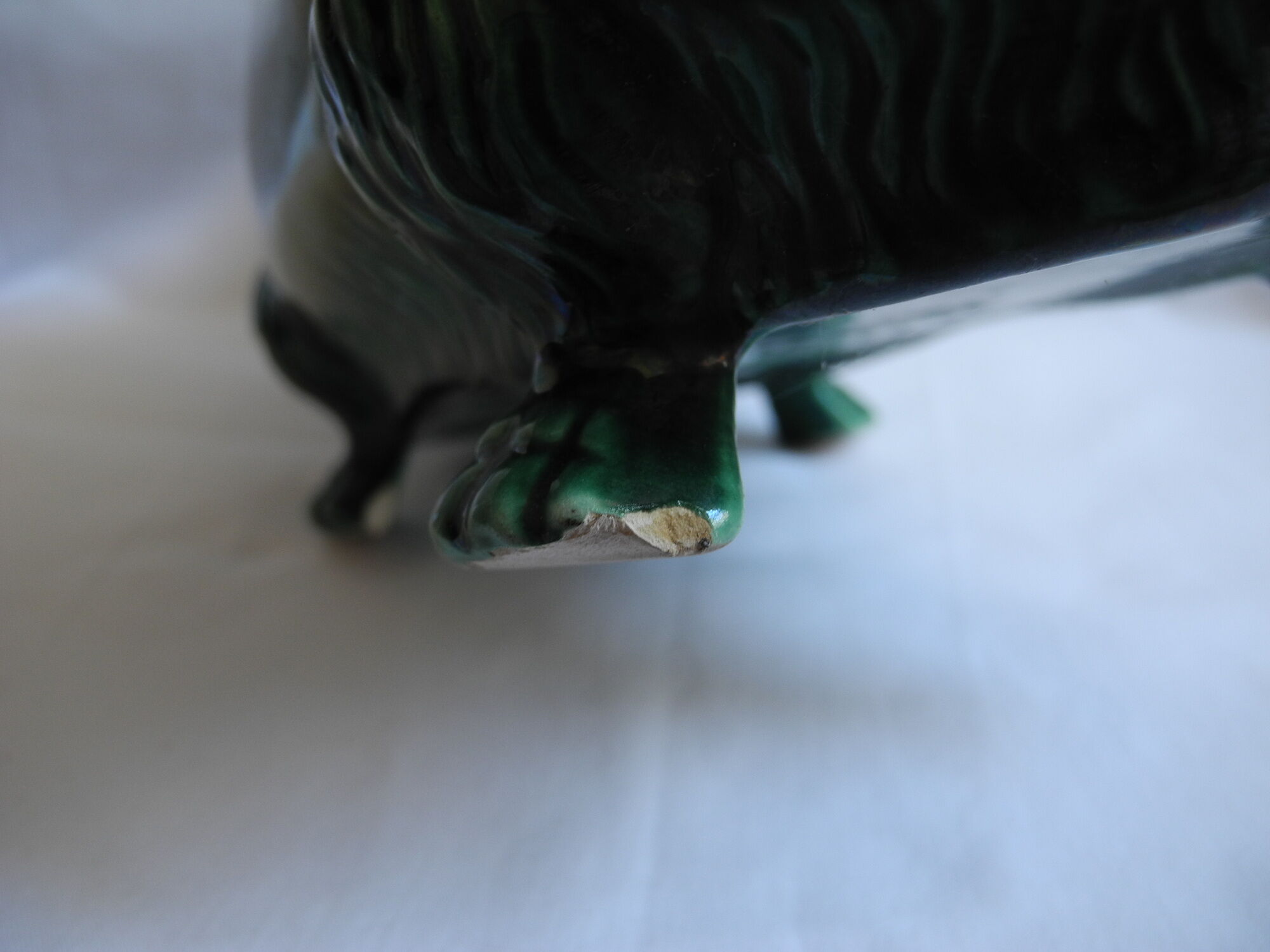 Planter claws dabdding Saint Clement french flowers pot retro deco