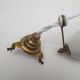 Suspension called up and down, porcelain and white opaline