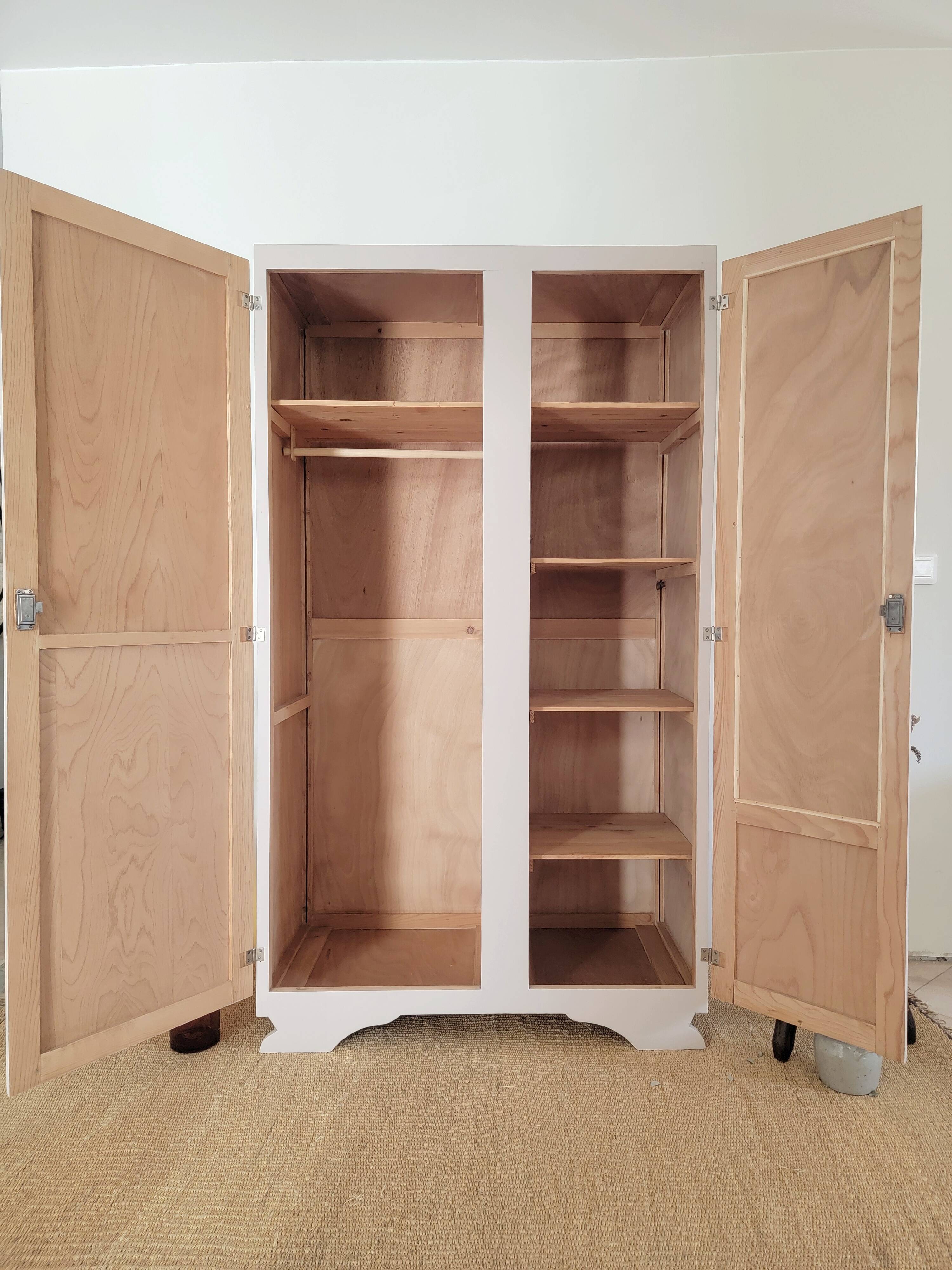 Renovated vintage wardrobe