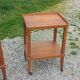 Pair of vintage 50s oak side tables