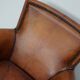 Vintage Dutch cognac coloured leather club chair