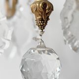 Louis XV style chandelier in gilded bronze with 6 light arms.