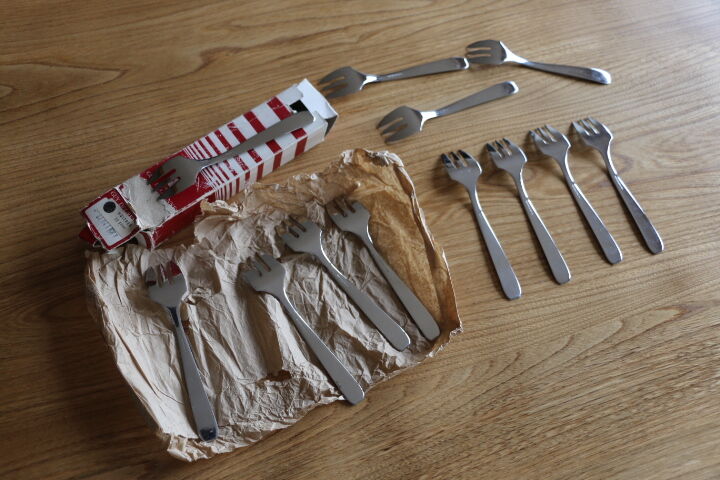 Box of 12 oyster forks Guy Degrenne