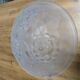 Frosted moulded glass chandelier bowl Art Deco signed Roc