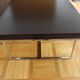 B&B Italia Maxalto - Athos table in wenge, chrome legs - design by Paola Piva.