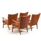 Set of 4 AP-16 armchair in oak by Hans Wegner 1951