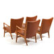 Lot de 4 fauteuils AP-16 en chêne par Hans Wegner