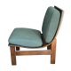 Fauteuil vintage en bois courbé