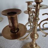 Brass chandelier 4 burners 3 branches