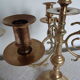 Brass chandelier 4 burners 3 branches