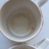 6 coffee cups Digoin Badonviller Sarreguemines
