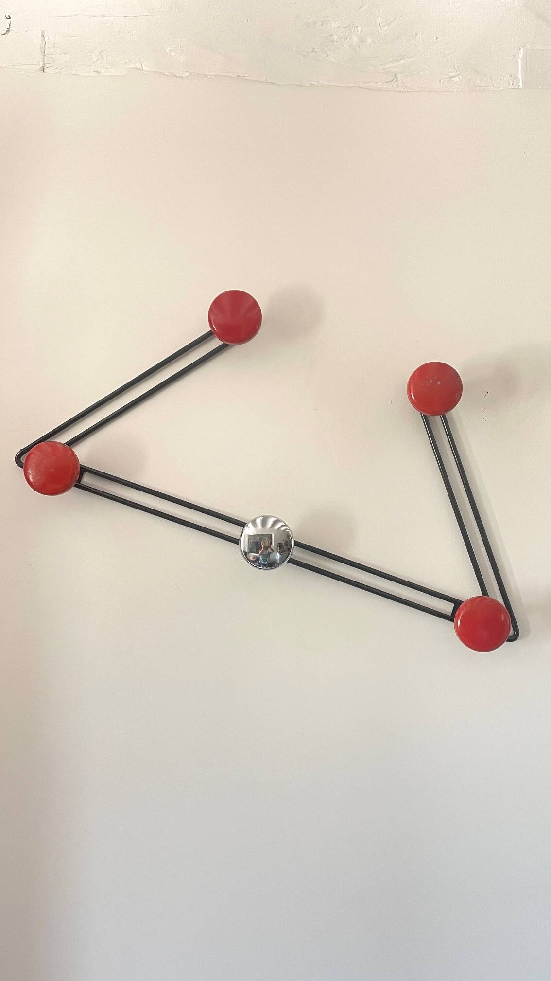 Portemanteau acier inspiration mategot
