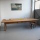 Large oak coffee table