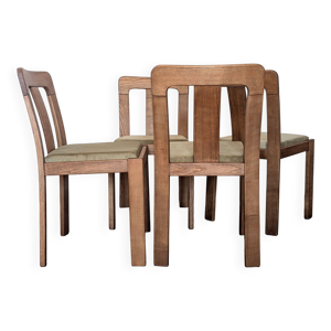 Chaises vintage en acajou - sauge