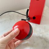 Vintage Space Age Red Magnetic Table Lamp by Brilliant Leuchten AG, Germany